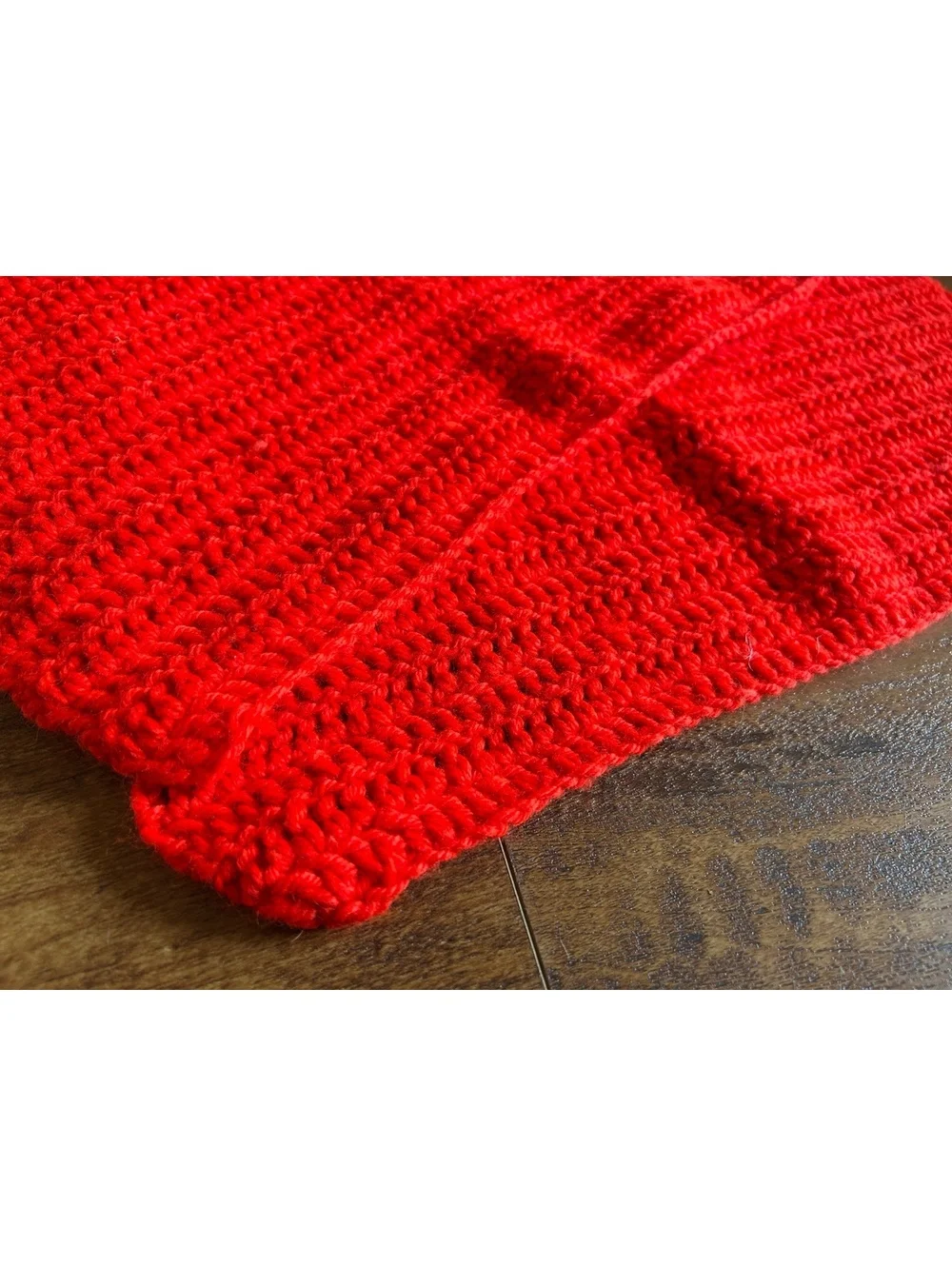 Handmade Red Crochet Dishcloths Set of 2